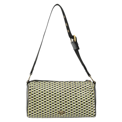 Prada PRADA Shoulder Bag Leather Yellow Gold Authentic bs35156