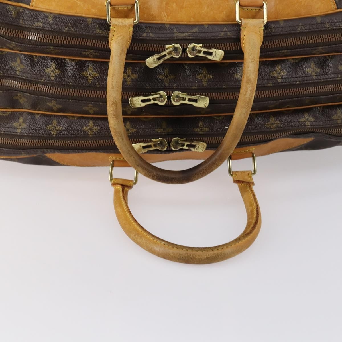 Louis Vuitton LOUIS VUITTON Monogram Alize 3 Posh Boston Bag LV Authentic bs29805