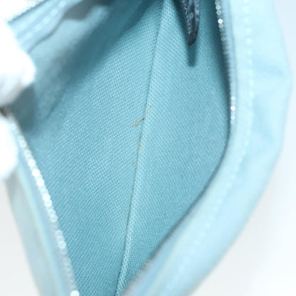 Hermès Hermès HERMES Bora Bora MM Hand Bag Canvas 2 Set Baby Blue Silver Authentic mr1842