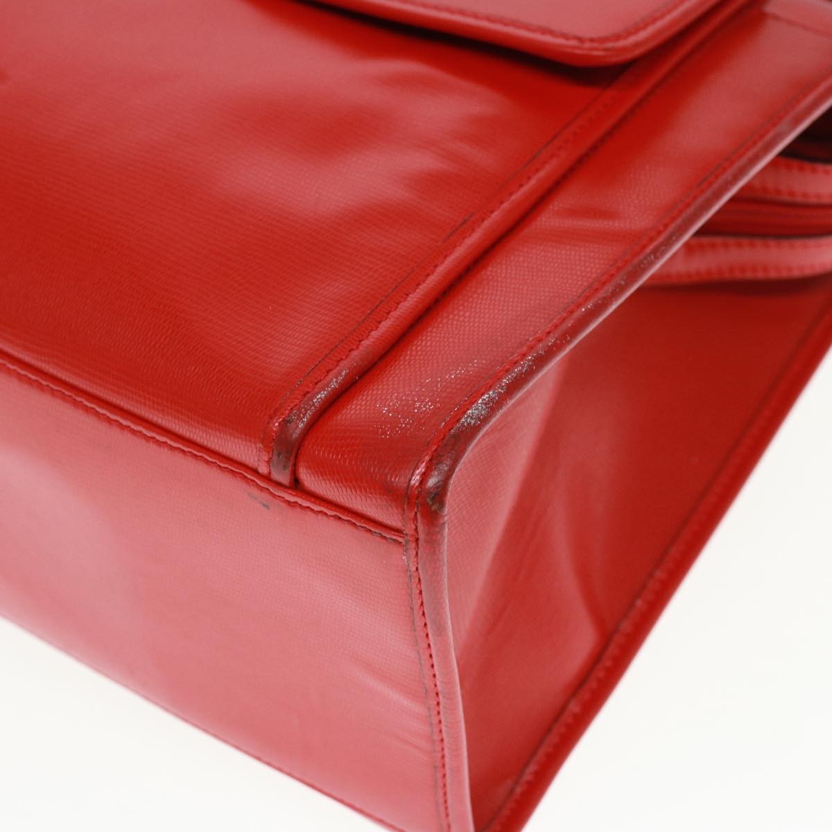 Celine CELINE Shoulder Bag Leather Red Authentic bs15049