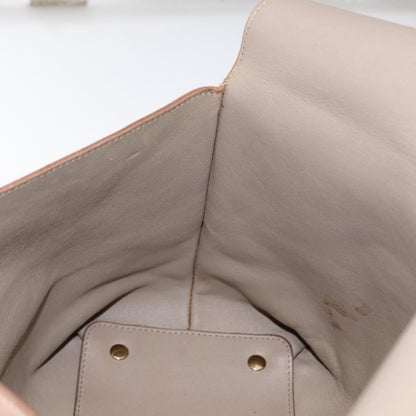 Salvatore Ferragamo Salvatore Ferragamo Gancini Shoulder Bag Leather Pink Gold Authentic 171552