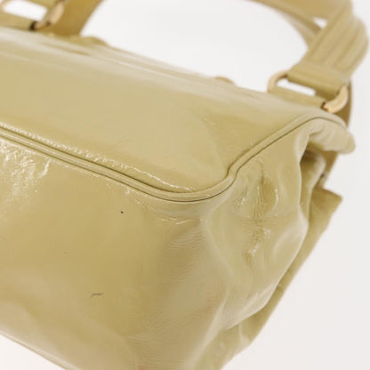 Louis Vuitton LOUIS VUITTON Cruise line Sac Bicolor Hand Bag Enamel Yellow M92547 Authentic bs29940