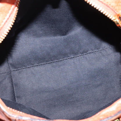 Chloé Chloé Chloe Etel Hand Bag Leather 2way Orange Gold Authentic am9029