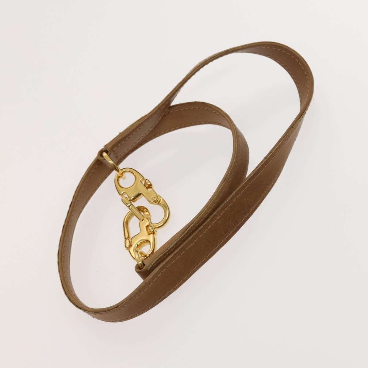 Gucci GUCCI Micro GG Canvas Hand Bag 2way Brown Gold Authentic 121561