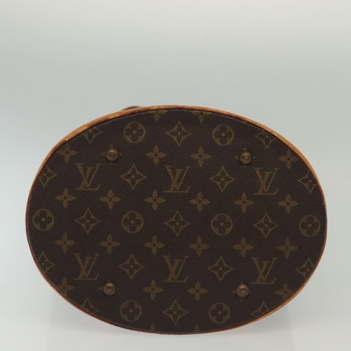 Louis Vuitton LOUIS VUITTON Monogram Bucket GM Shoulder Bag M42236 LV Authentic 138021