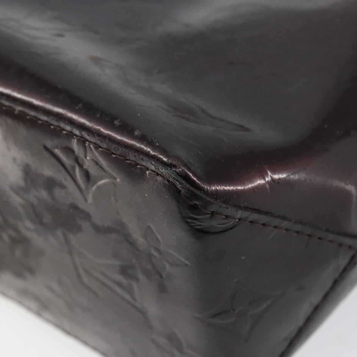 Louis Vuitton LOUIS VUITTON Monogram Vernis Reade PM Hand Bag Amarante M91993 LV Authentic 145457