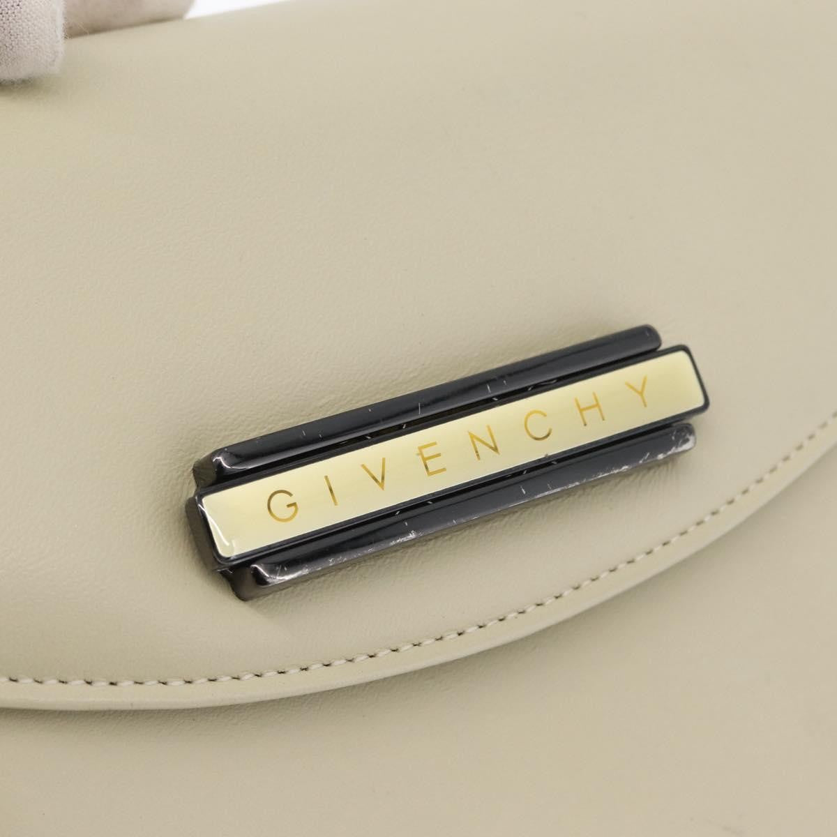 Givenchy GIVENCHY Hand Bag Leather 2way Beige Authentic 173803