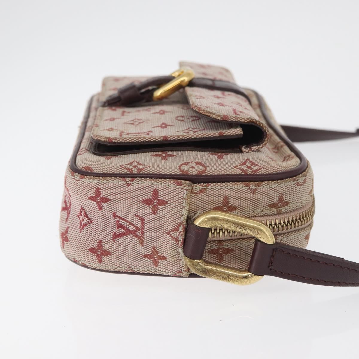 Louis Vuitton LOUIS VUITTON Monogram Mini Juliet MM Shoulder Bag Red M92219 LV Authentic 177057