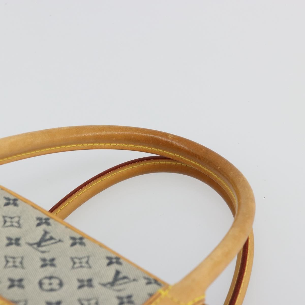 Louis Vuitton LOUIS VUITTON Monogram Mini Marie Hand Bag Blue M92003 LV Authentic ep14206