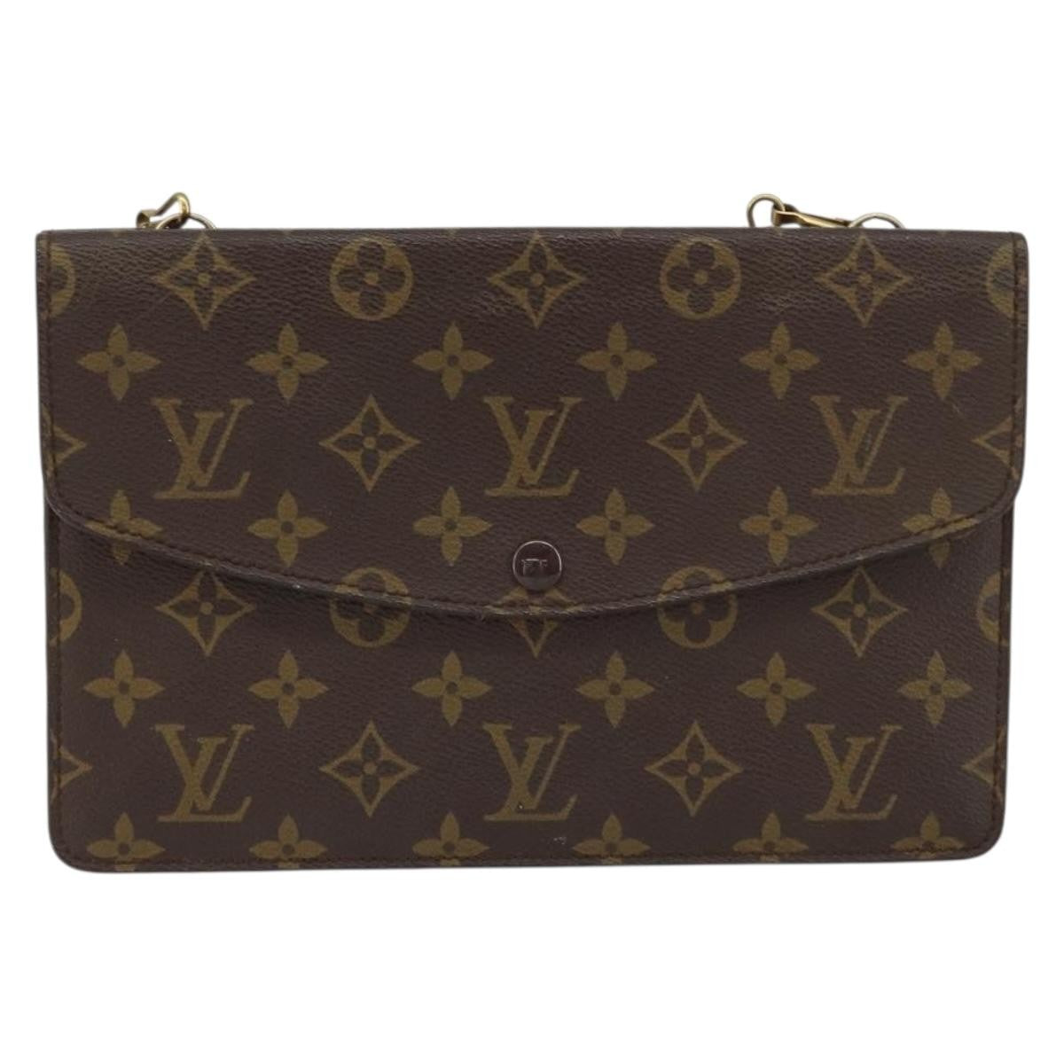 Louis Vuitton LOUIS VUITTON Monogram Double Rabat Shoulder Bag M51815 LV Authentic yk19818