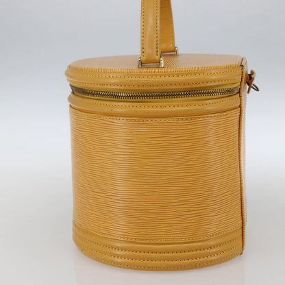 Louis Vuitton LOUIS VUITTON Epi Cannes Hand Bag Yellow M48039 LV Authentic BA10743