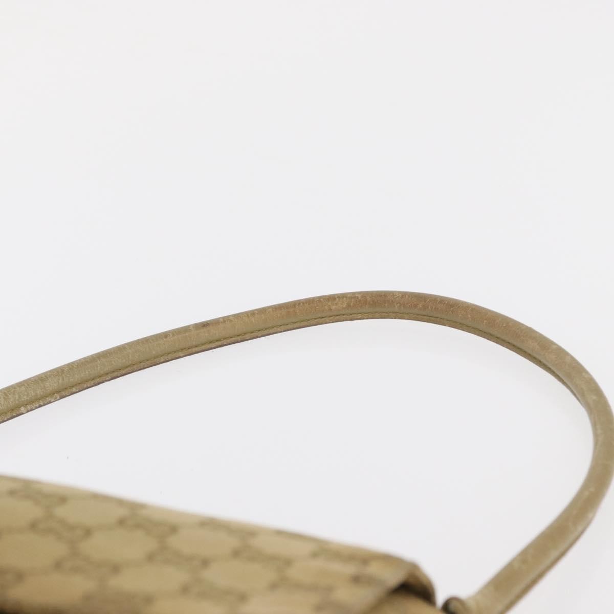 Gucci GUCCI GG Canvas Shoulder Bag Beige Gold 90646 Authentic mr1955