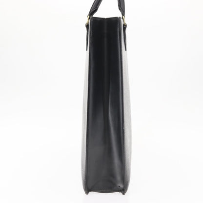 Louis Vuitton LOUIS VUITTON Epi Sac Plat Hand Bag Black M59082 LV Authentic ka251