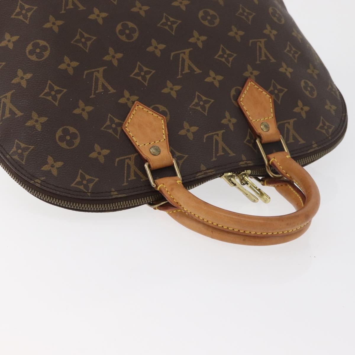 Louis Vuitton LOUIS VUITTON Monogram Alma Hand Bag M51130 LV Authentic 144200