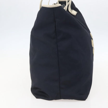 Gucci GUCCI Tote Bag Nylon Navy Silver 169943 Authentic fm4956