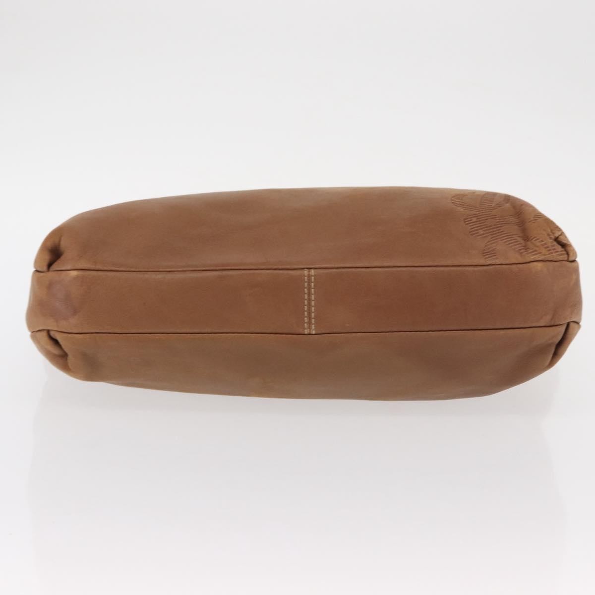 Loewe LOEWE Anagram Tote Bag Leather Brown Gold Authentic 151671