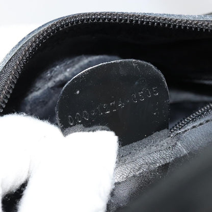 Gucci GUCCI Soho Hand Bag Patent Leather Black Silver 000 1274 0505 Authentic ep14495