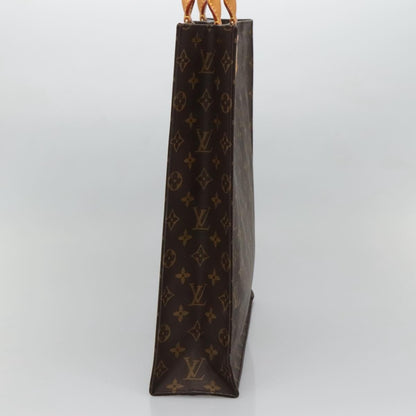 Louis Vuitton LOUIS VUITTON Monogram Sac Plat Hand Bag M51140 LV Authentic 132837