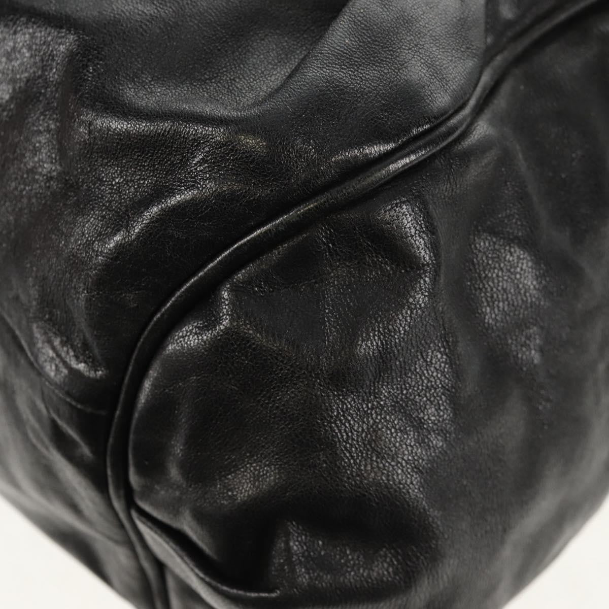 Chloé Chloé Chloe Etel Hand Bag Leather 2way Black Gold Authentic 156936