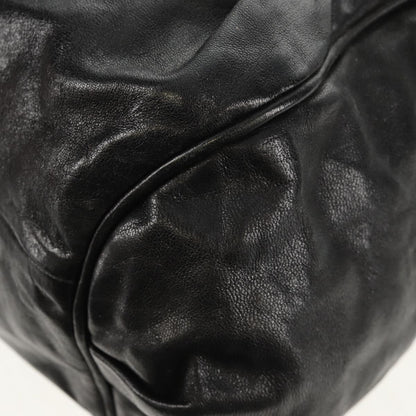 Chloé Chloé Chloe Etel Hand Bag Leather 2way Black Gold Authentic 156936