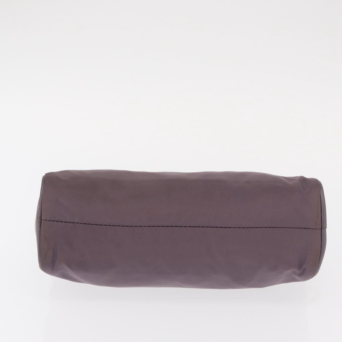 Prada PRADA Shoulder Bag Nylon Gold Purple Authentic 156015