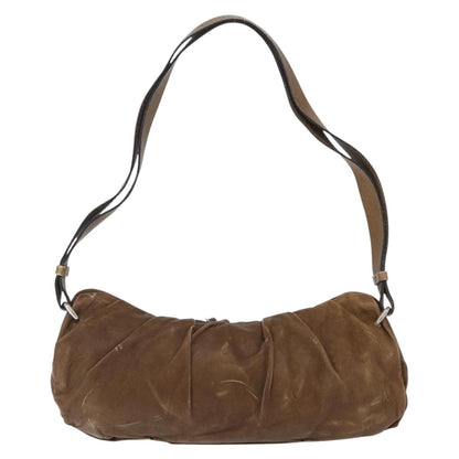 Chloé Chloé Chloe Shoulder Bag Leather Brown Silver Authentic 172747