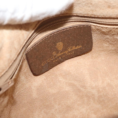 Gucci GUCCI GG Supreme Shoulder Bag PVC Beige Gold 89 02 086 Authentic BA12793