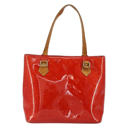 Louis Vuitton LOUIS VUITTON Monogram Vernis Houston Hand Bag Rouge M91092 LV Authentic bs30835