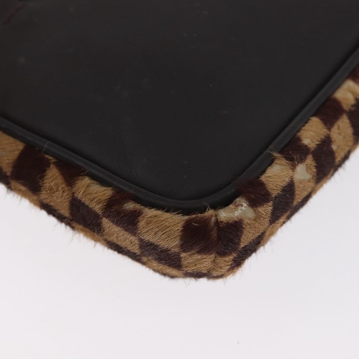 Louis Vuitton LOUIS VUITTON Damie sovage Gazelle Bag Harako leather Brown M92130 Authentic ka3269