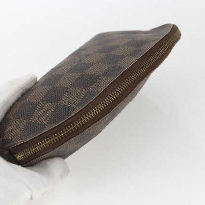 Louis Vuitton LOUIS VUITTON Damier Ebene Pochette Cosmetic PM Pouch N47516 LV Authentic 168508 Bag