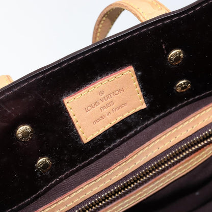 Louis Vuitton LOUIS VUITTON Monogram Vernis Reade PM Hand Bag Amarante M91993 LV Authentic 145457