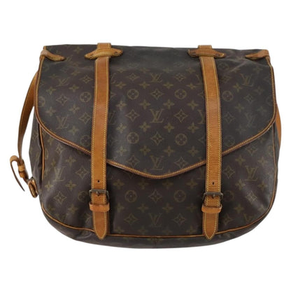 Louis Vuitton LOUIS VUITTON Monogram Saumur 43 Shoulder Bag M42252 LV Authentic BA7621