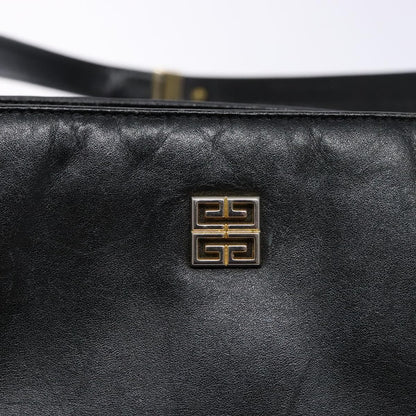 Givenchy GIVENCHY Shoulder Bag Leather Black Gold Authentic bs28533