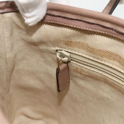 Gucci GUCCI GG Supreme Tote Bag PVC 2way Beige Gold 353440 Authentic 178185
