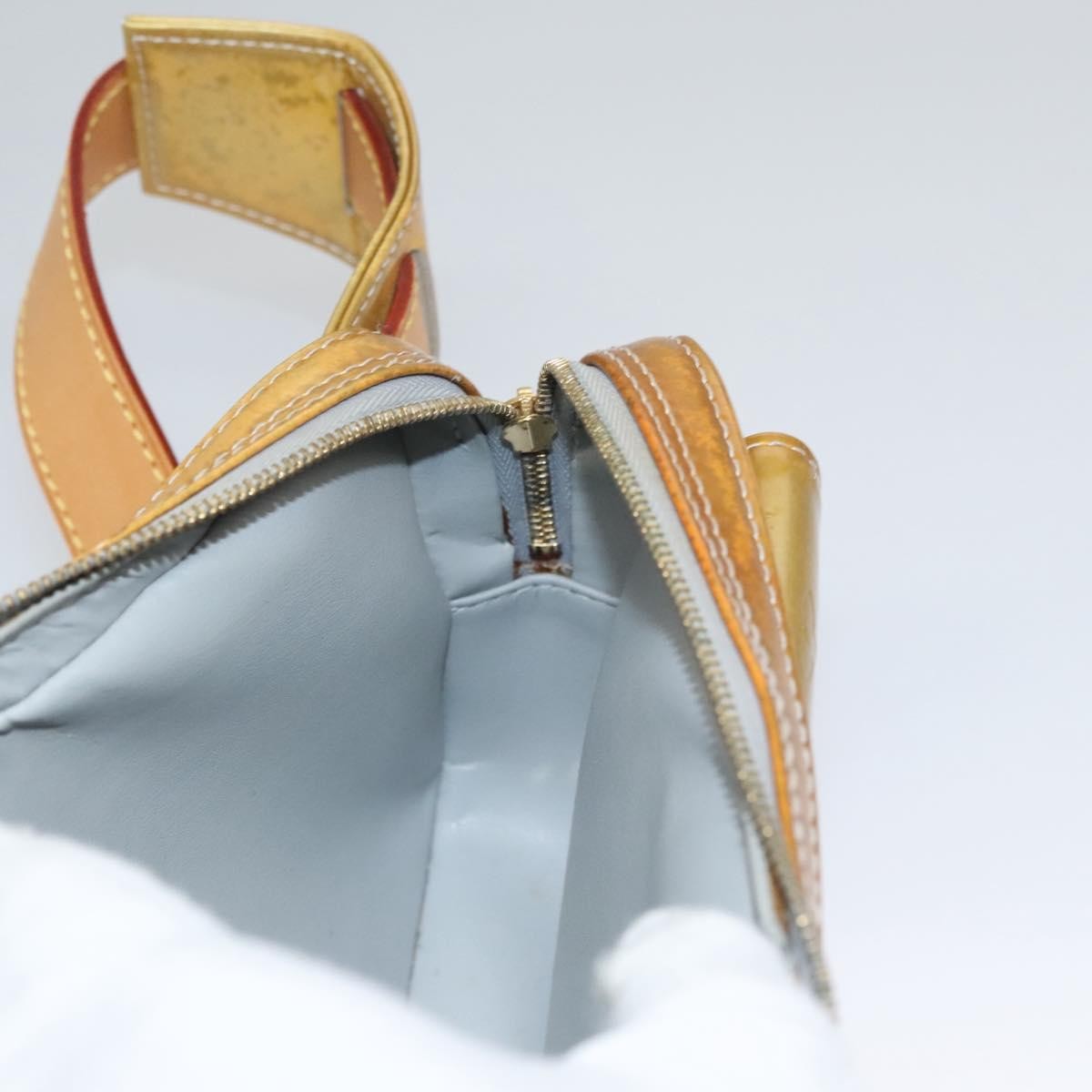 Louis Vuitton LOUIS VUITTON Monogram Vernis Fulton Waist bag Gris M91041 LV Authentic yk17565