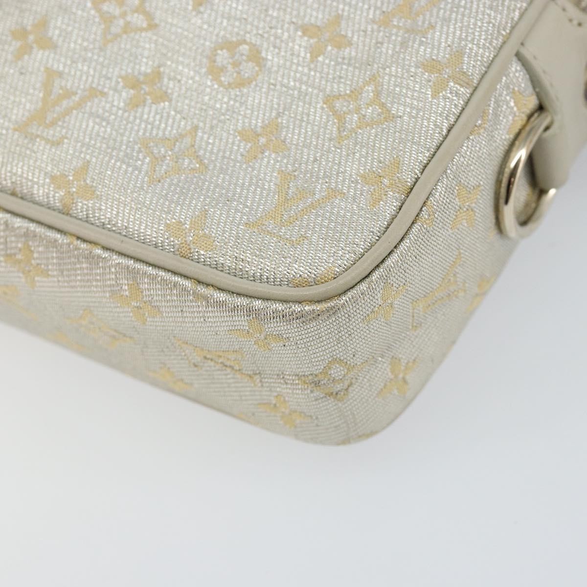 Louis Vuitton LOUIS VUITTON Monogram Shine McKenna Shoulder Bag Gold M92363 LV Authentic hk3048