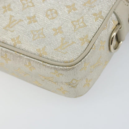 Louis Vuitton LOUIS VUITTON Monogram Shine McKenna Shoulder Bag Gold M92363 LV Authentic hk3048