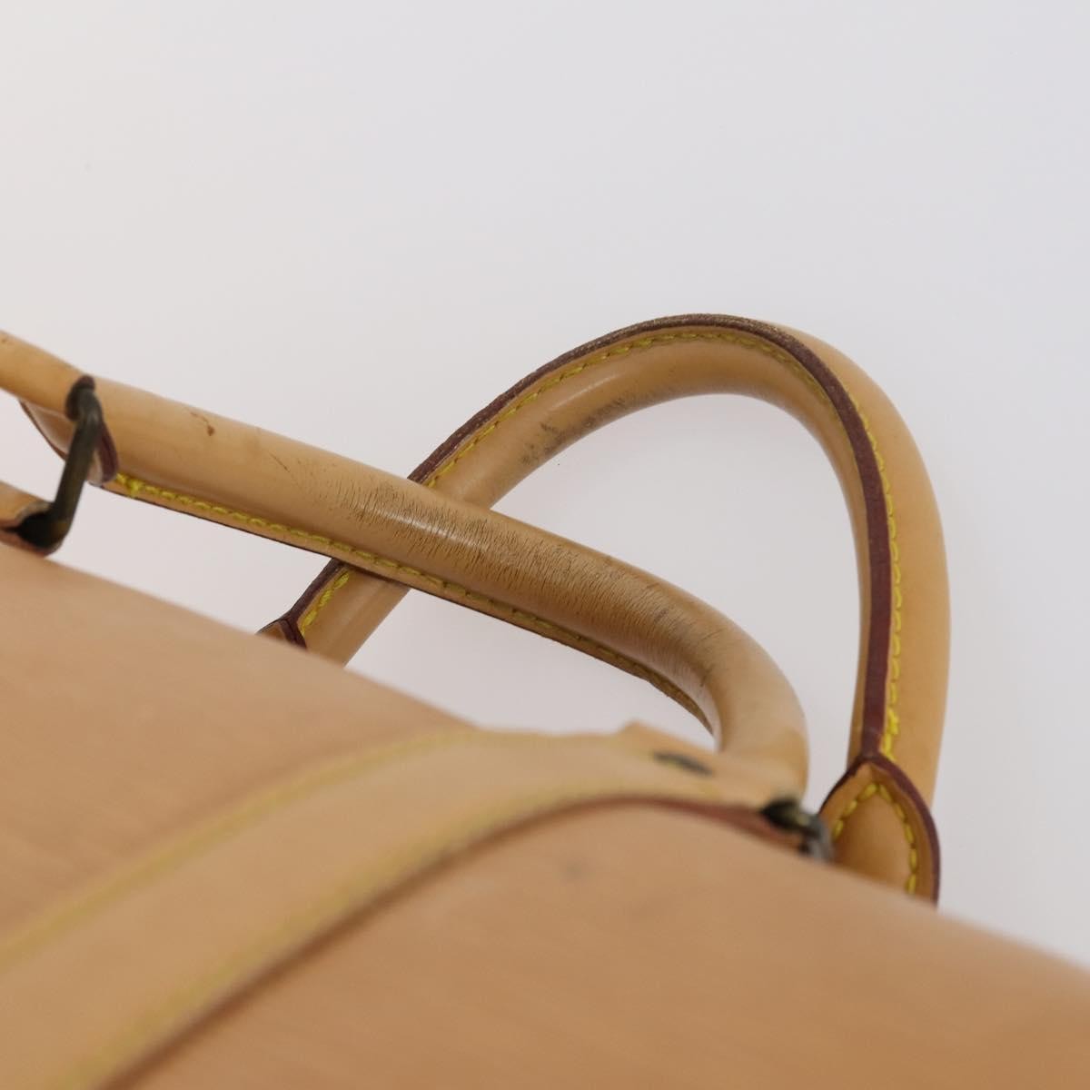 Louis Vuitton LOUIS VUITTON Epi Keepall 50 Boston Bag Beige M42941 LV Authentic hk3136
