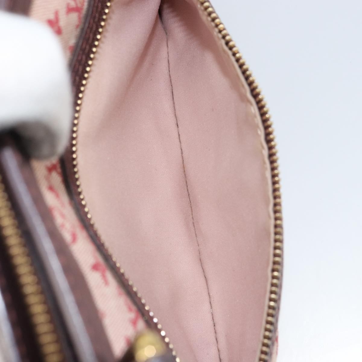 Louis Vuitton LOUIS VUITTON Monogram Mini Lucille PM Hand Bag Red M92678 LV Authentic BA9329