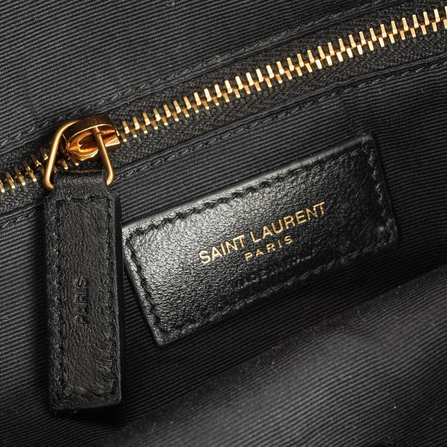 Saint Laurent Joe Rucksack aus weißem Chevron-gestepptem Lammleder