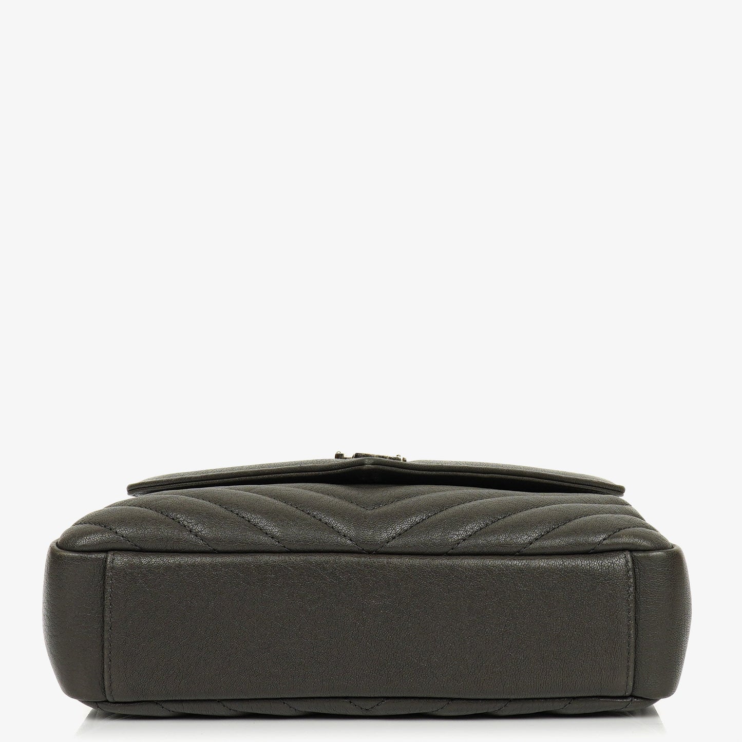 Saint Laurent College Umhängetasche Medium aus Chevron-Steppleder
