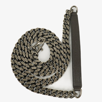Saint Laurent College Umhängetasche Medium aus Chevron-Steppleder