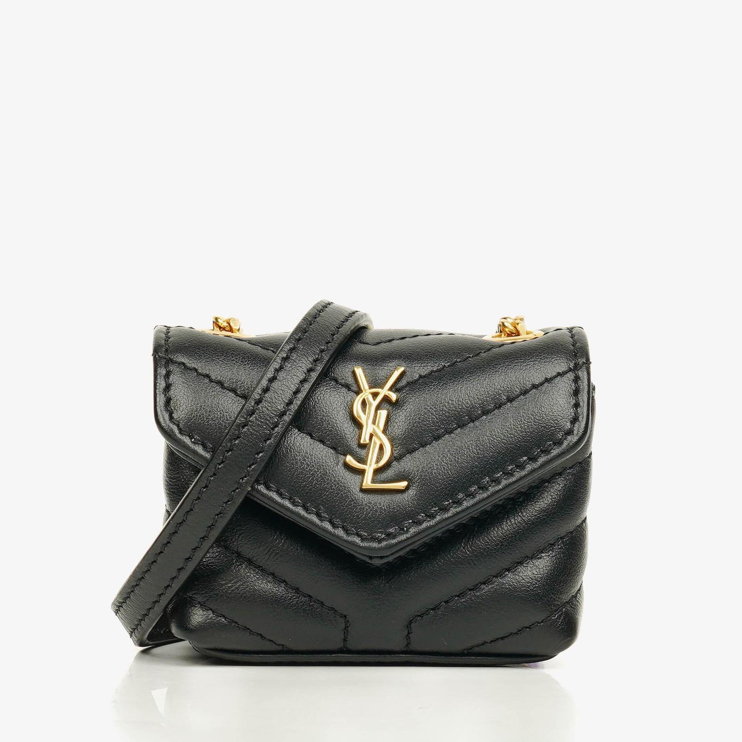 Saint Laurent Micro Loulou AirPods Umhängetasche