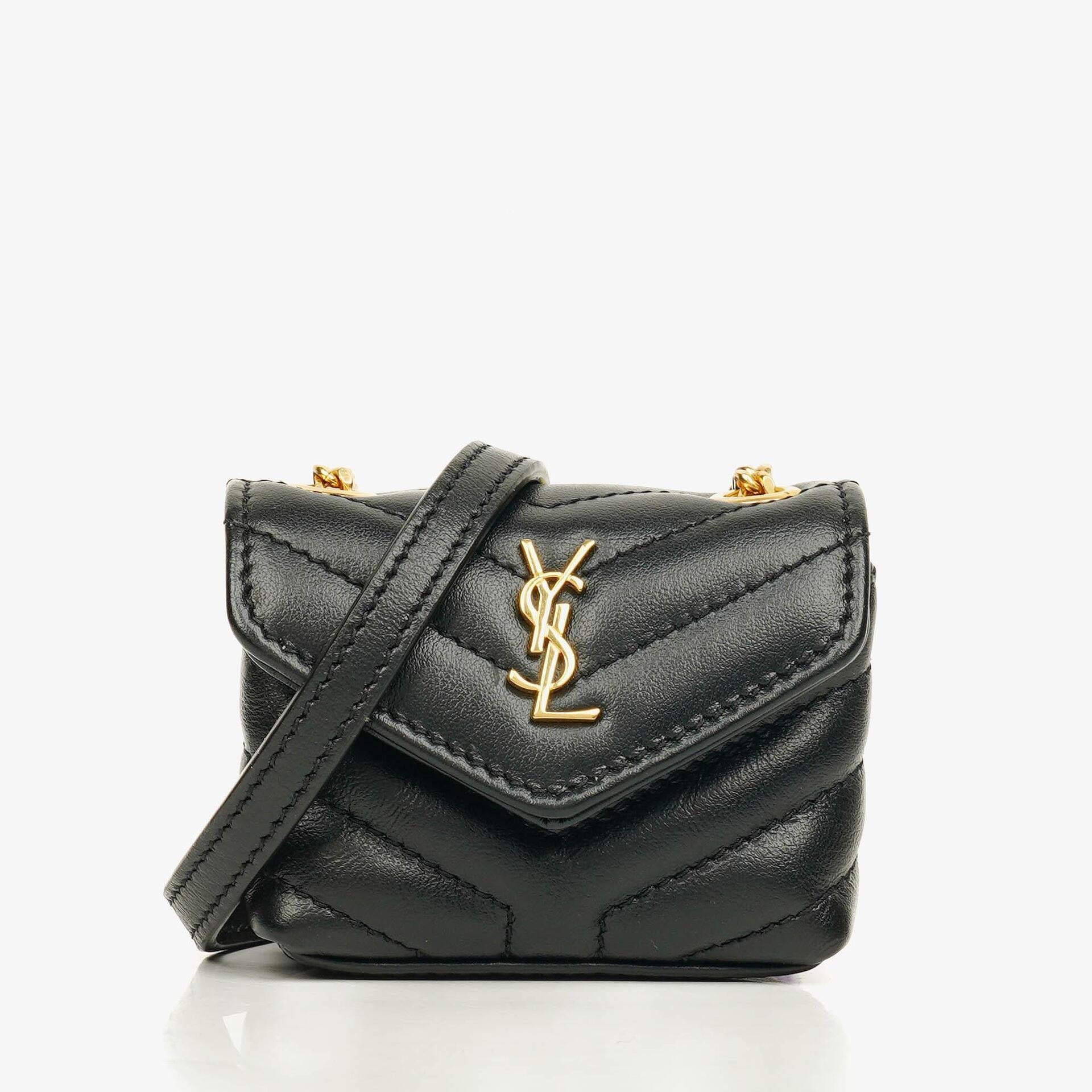 Saint Laurent Micro Loulou AirPods Umhängetasche