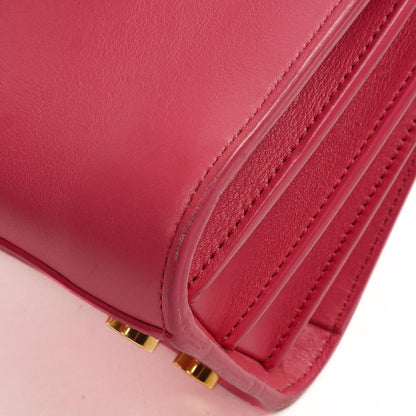 Saint Laurent Nano Sac De Jour Handtasche aus rosa Kalbsleder