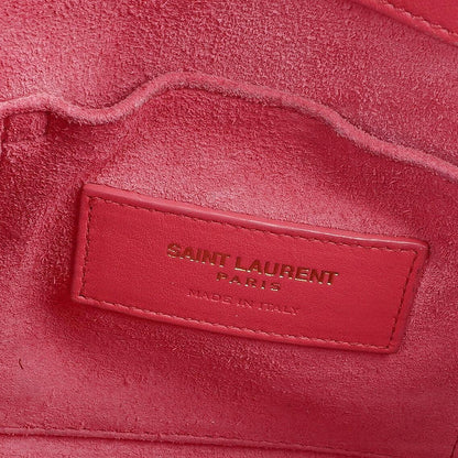 Saint Laurent Nano Sac De Jour Handtasche aus rosa Kalbsleder