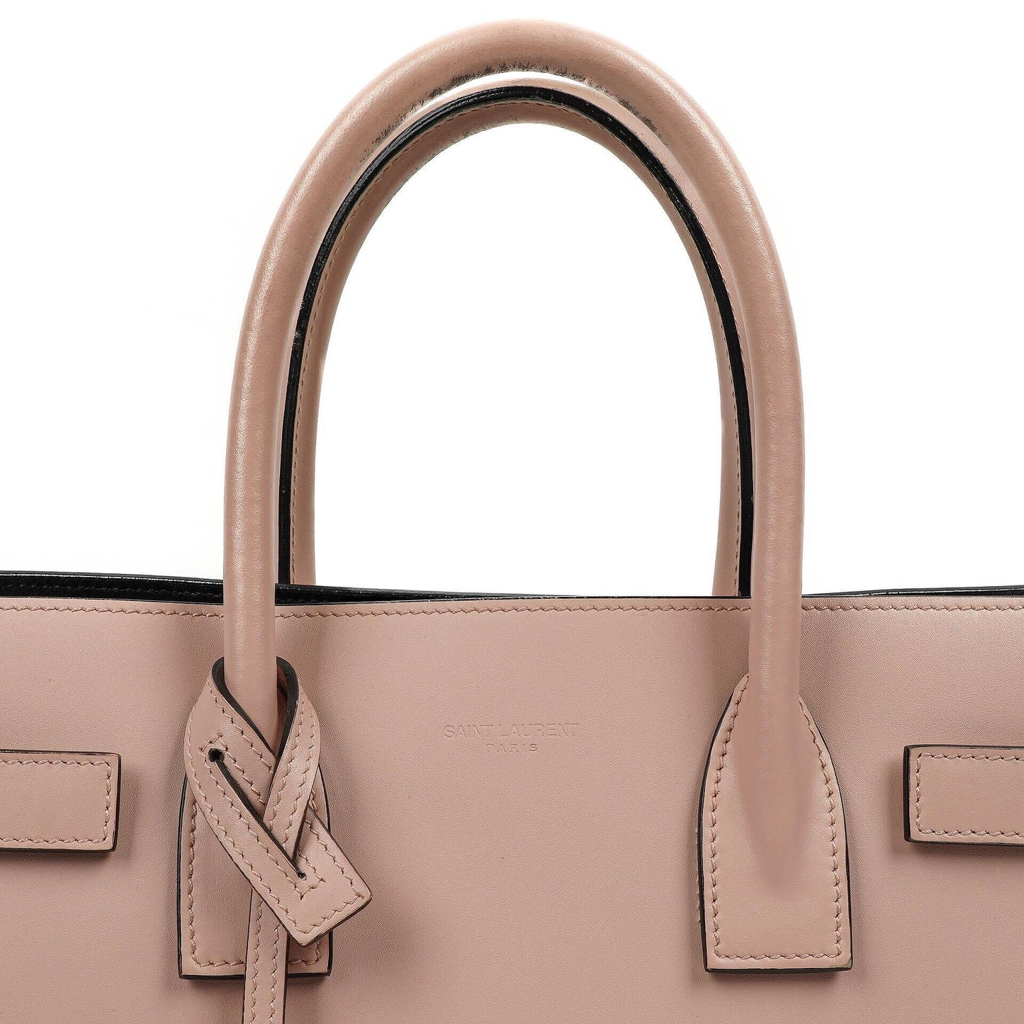 Saint Laurent Sac De Jour Baby aus Powder Pink Kalbsleder
