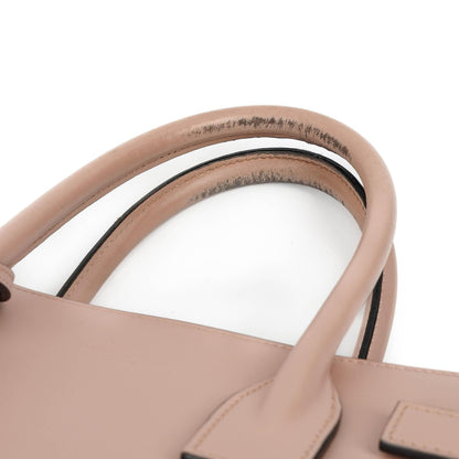 Saint Laurent Sac De Jour Baby aus Powder Pink Kalbsleder