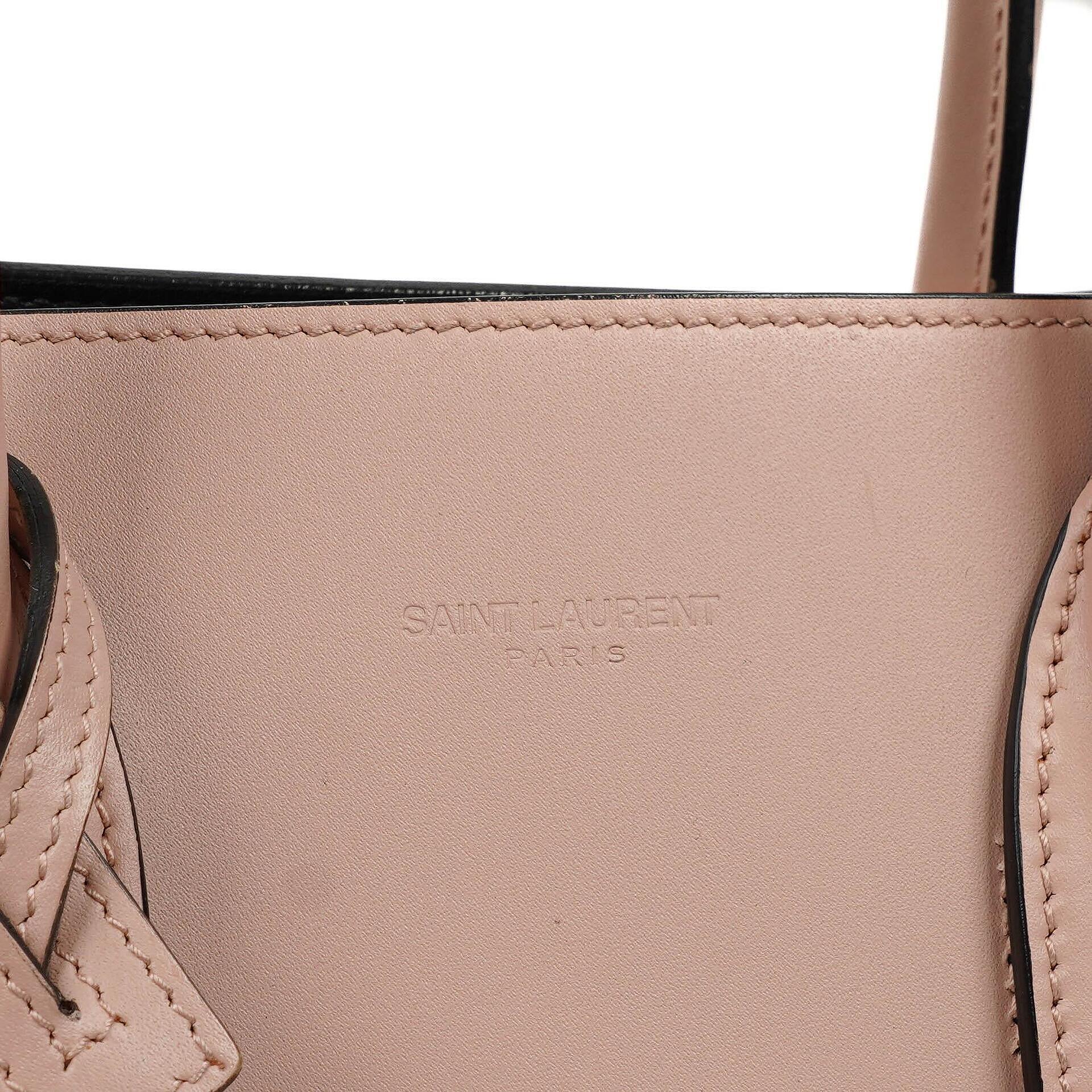Saint Laurent Sac De Jour Baby aus Powder Pink Kalbsleder