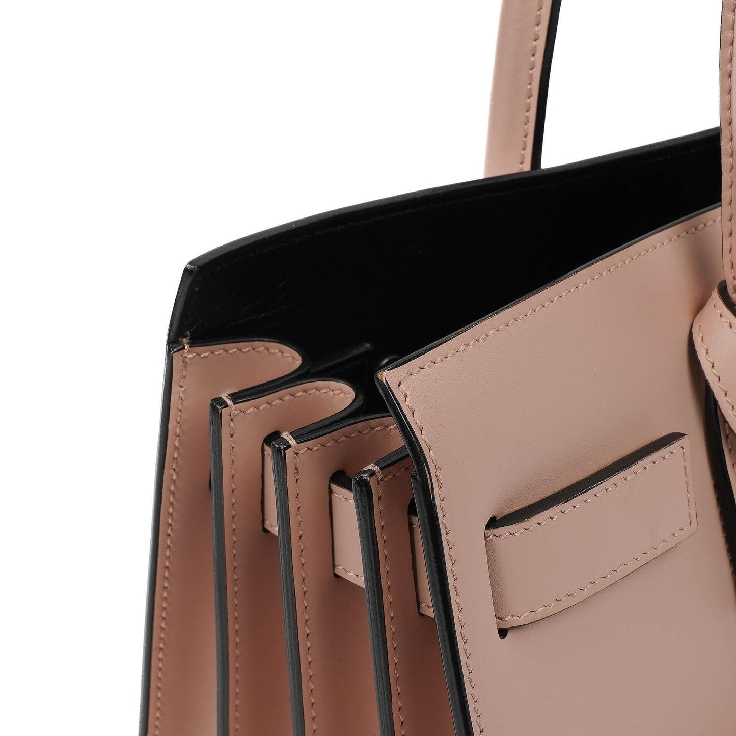 Saint Laurent Sac De Jour Baby aus Powder Pink Kalbsleder